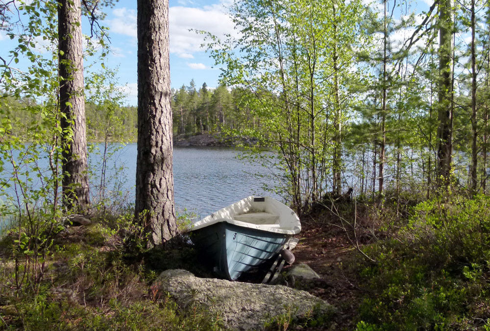 Tuuran järvimaisema ja ranta